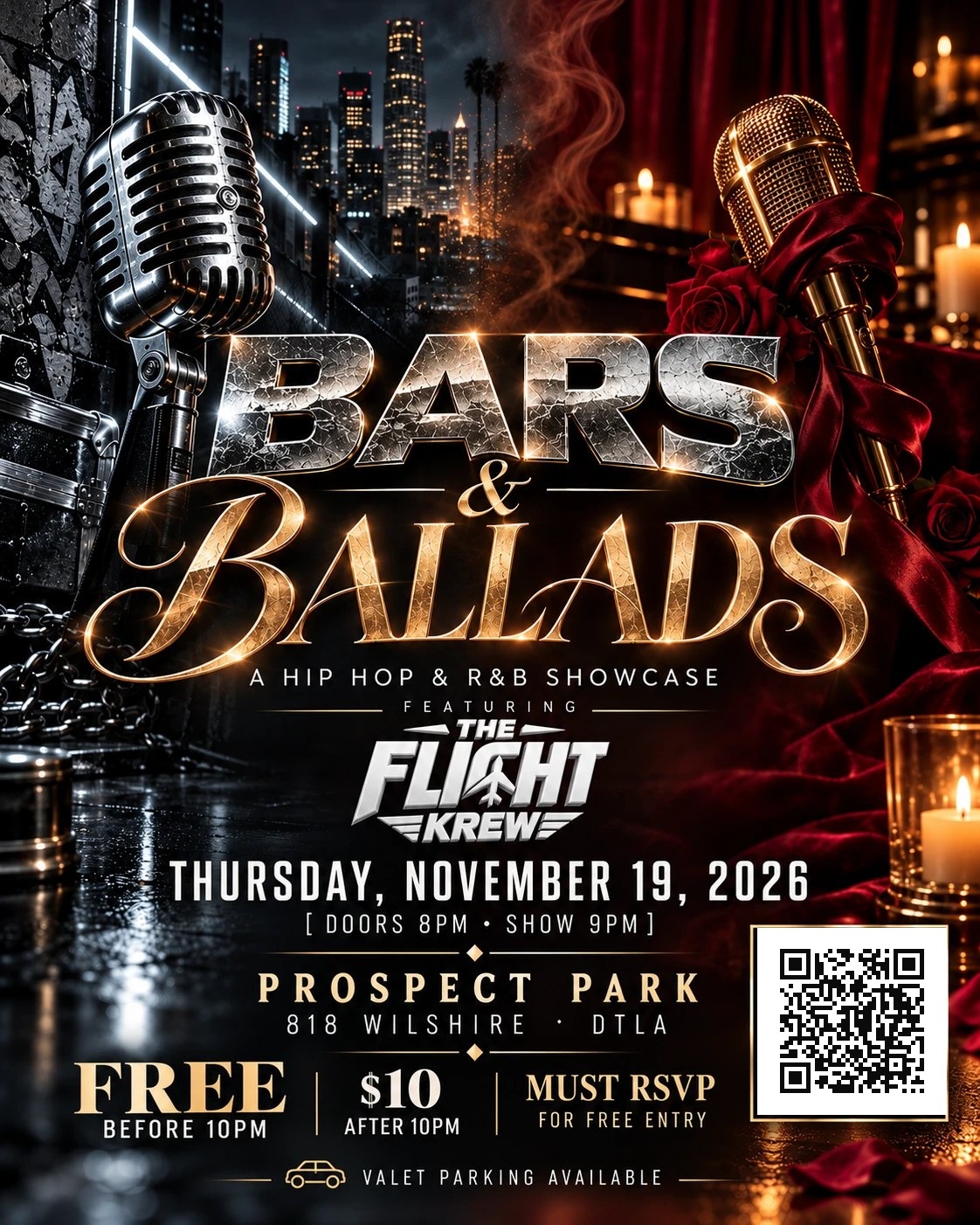Bars and Ballads flyer